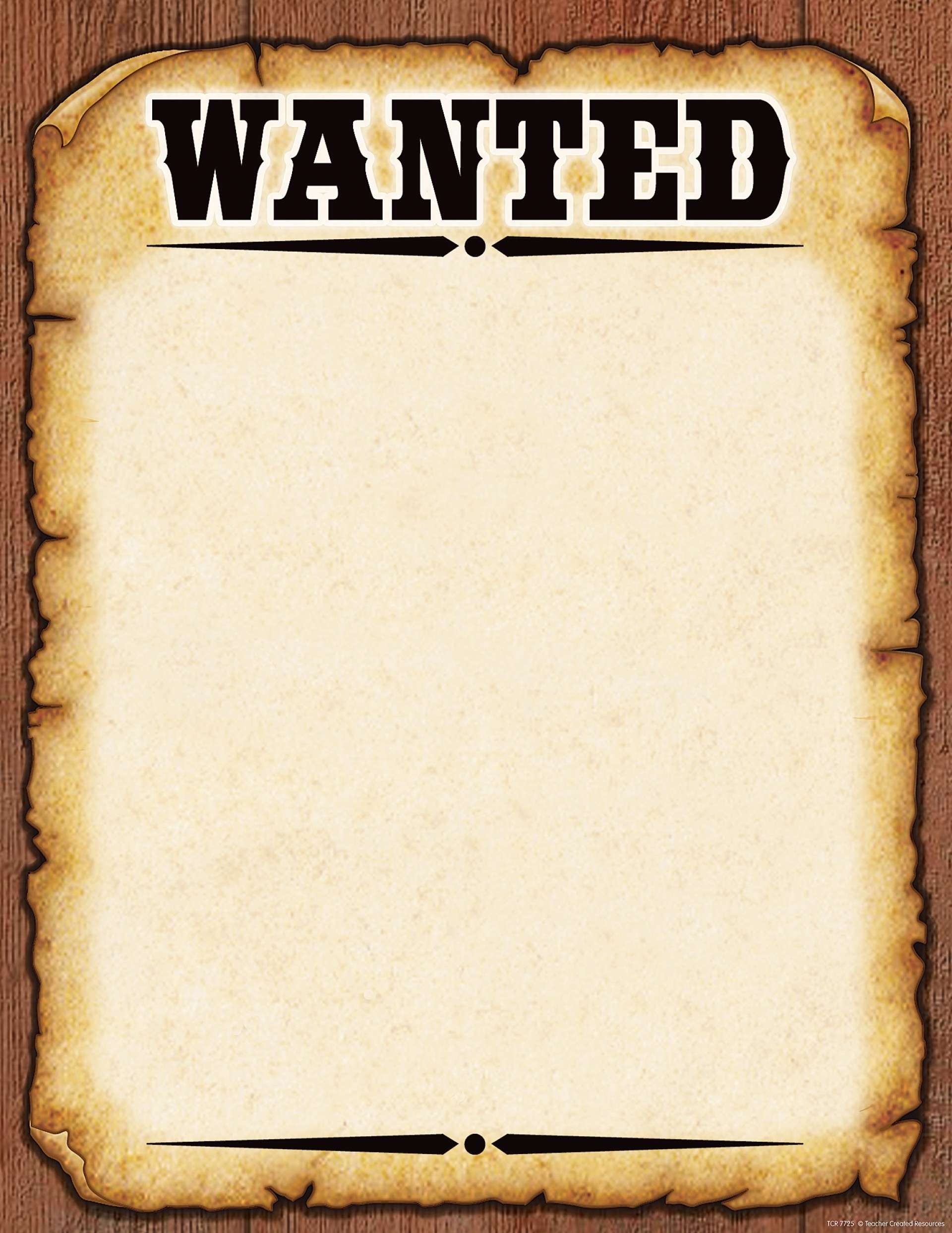 001 Wanted Poster Template Free Printable Make Your Own 150813 - Wanted Poster Printable Free