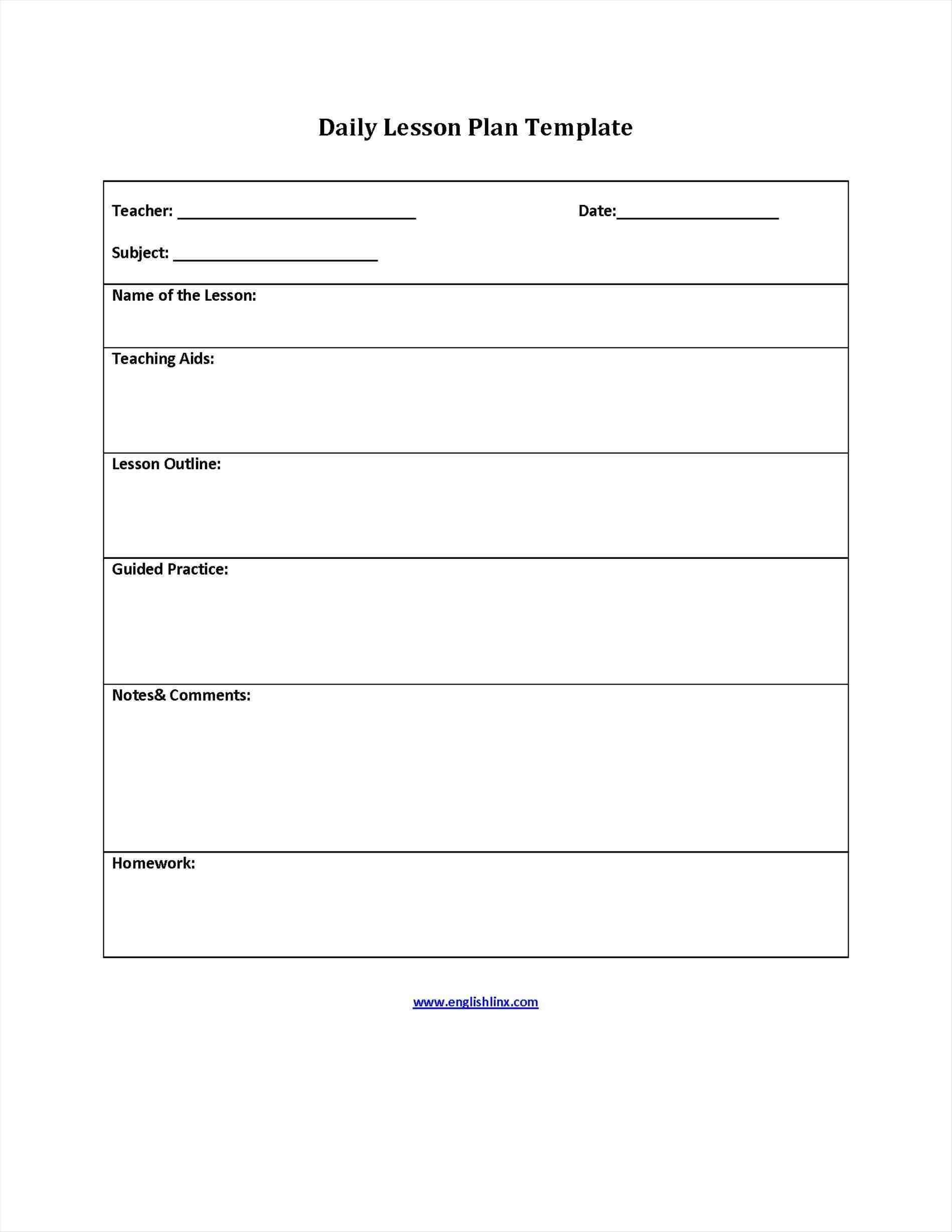 003 Lesson Plan Template Elementary Top Templates Science Math - Free Printable Lesson Plan Template