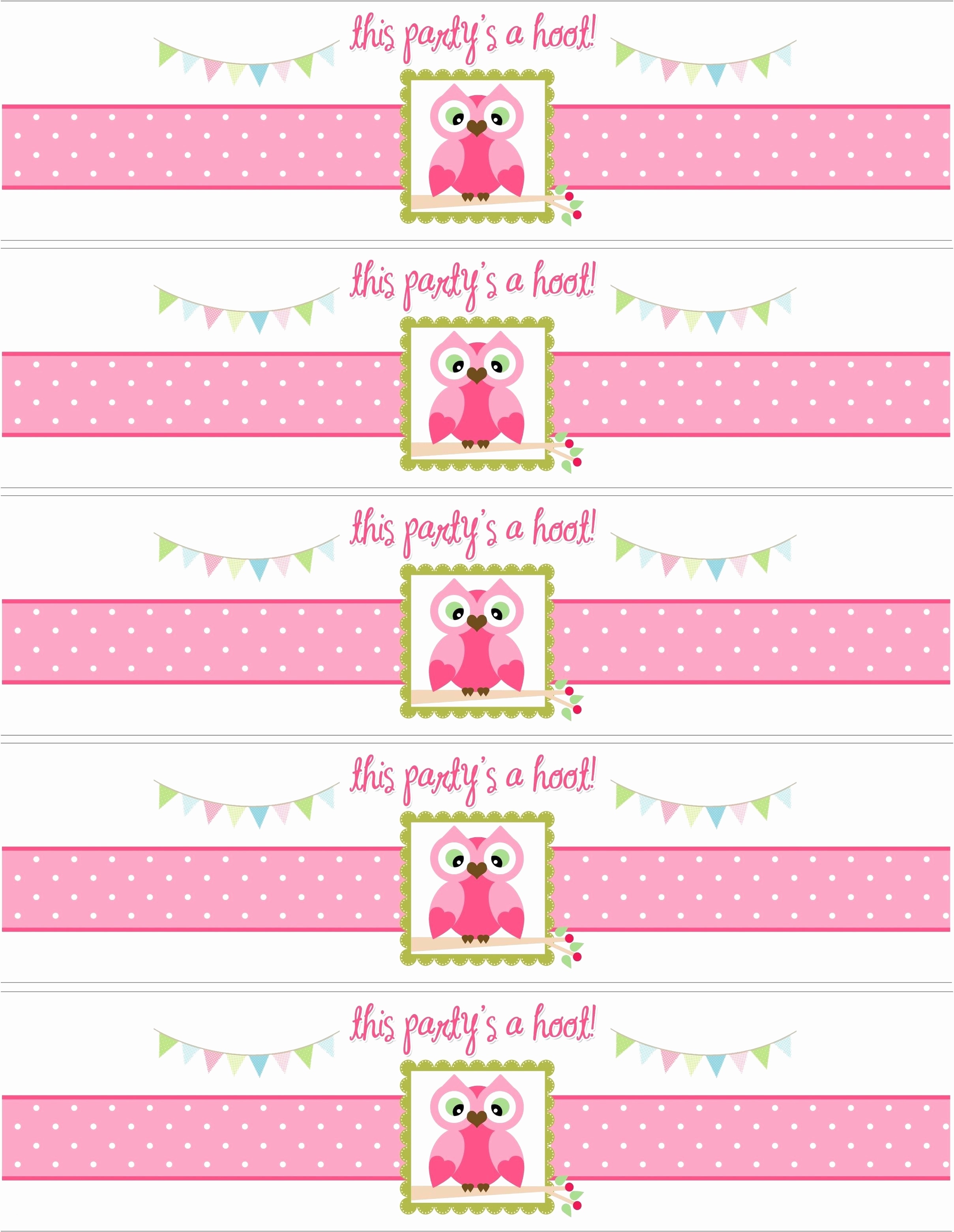 Water Bottle Labels Free Printable