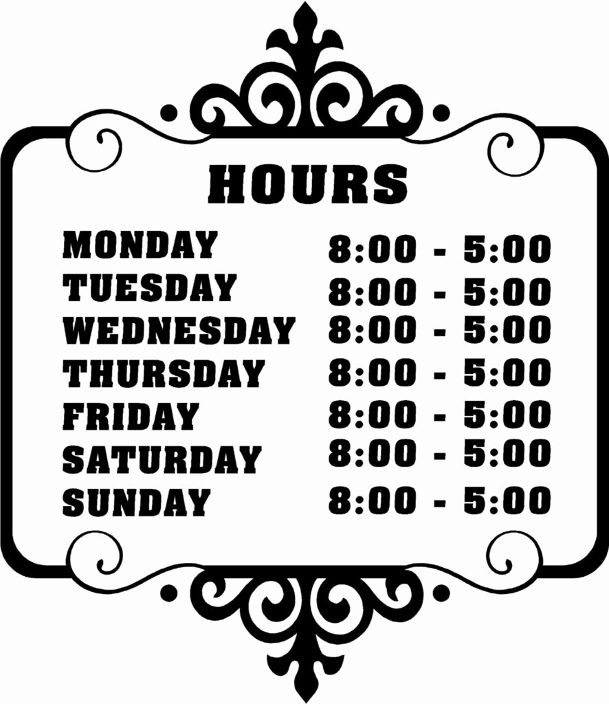 008 Business Hours Template Microsoft Word Elegant Best Of Printable - Free Printable Business Hours Sign