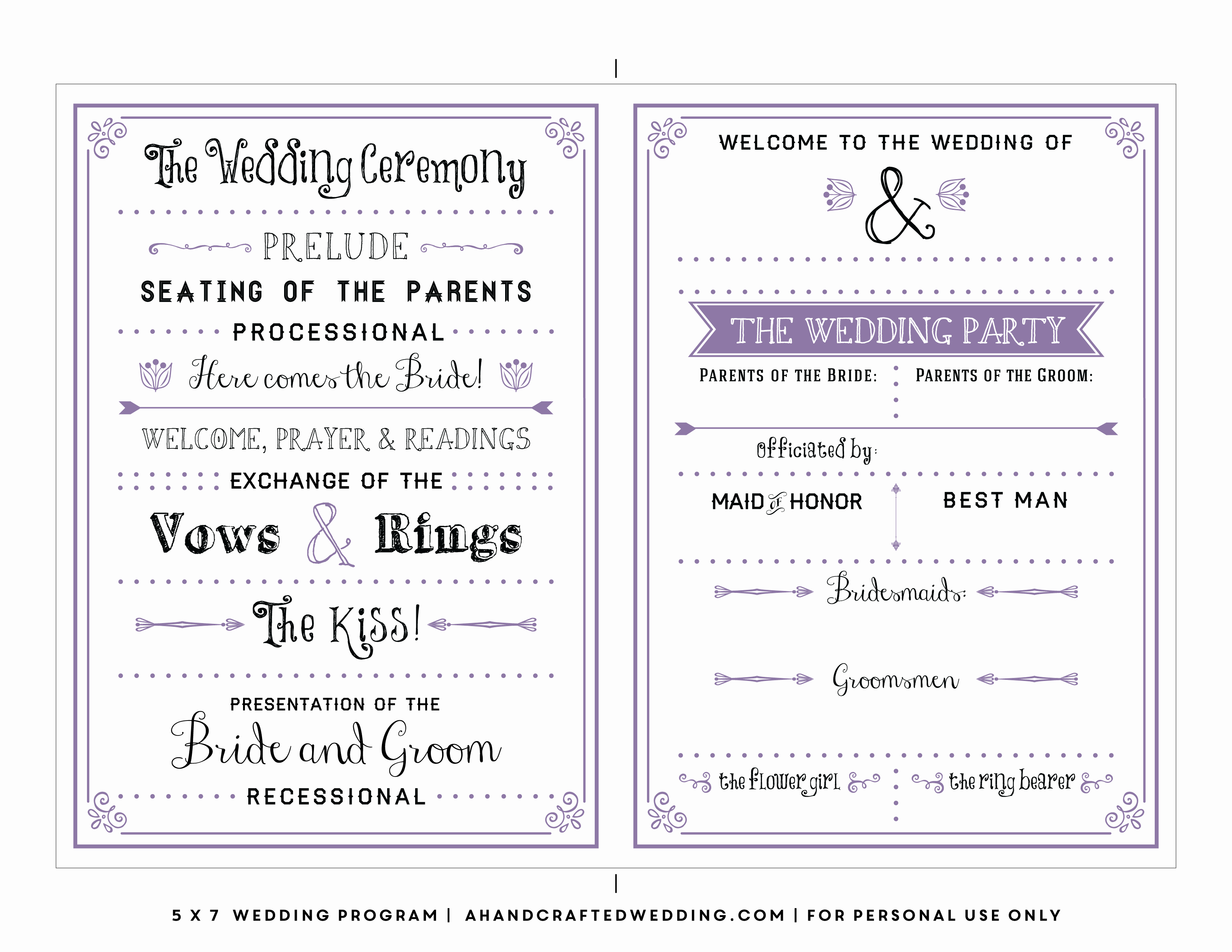 010 Wedding Program Templates Free Download Template Downloads New - Free Printable Fan Wedding Programs