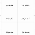 024 Free Printable Place Cards Template Ideas Blank Card Elegant   Free Printable Place Cards Template