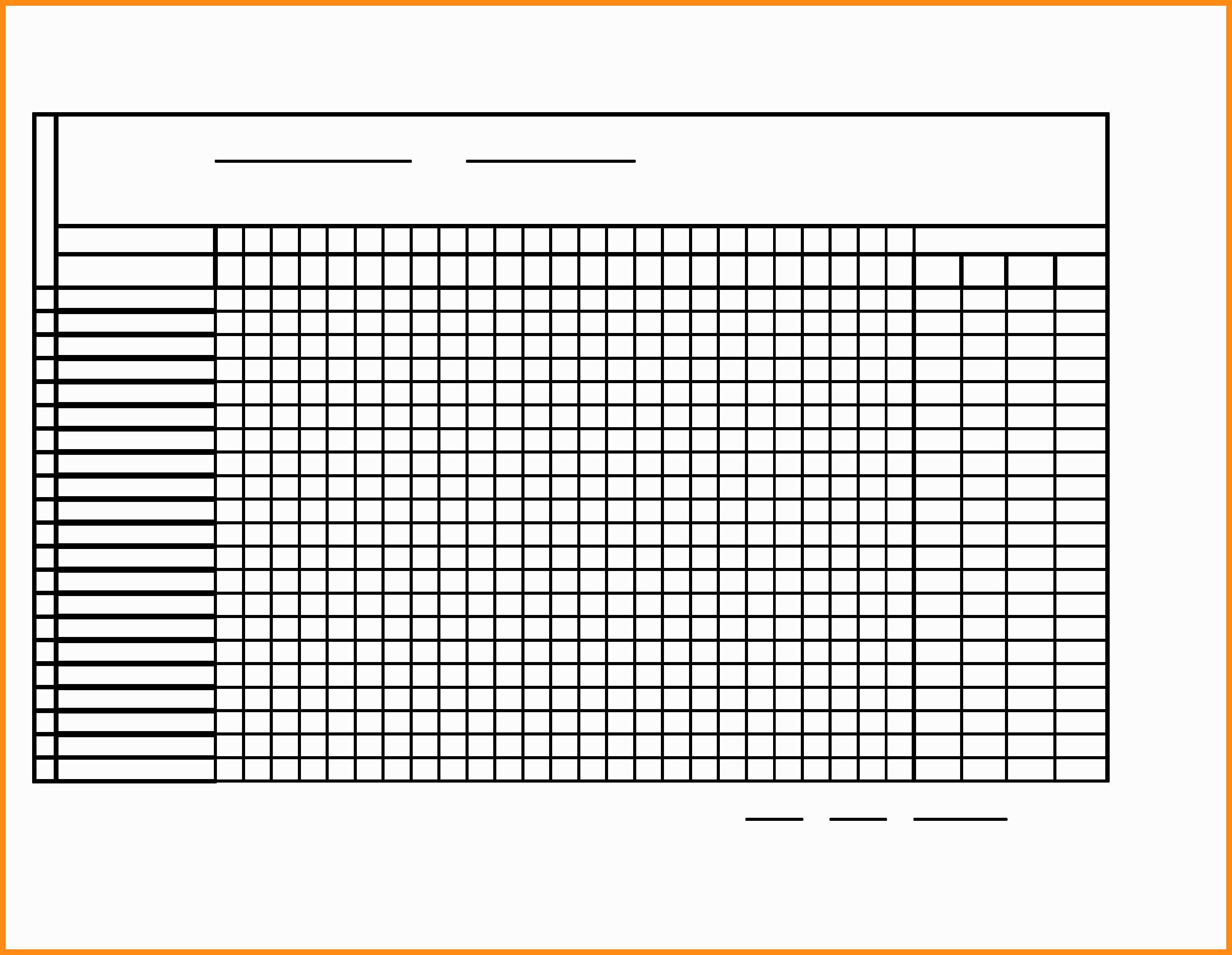 10-11 Attendance Chart Templates | Elainegalindo - Sunday School Attendance Chart Free Printable