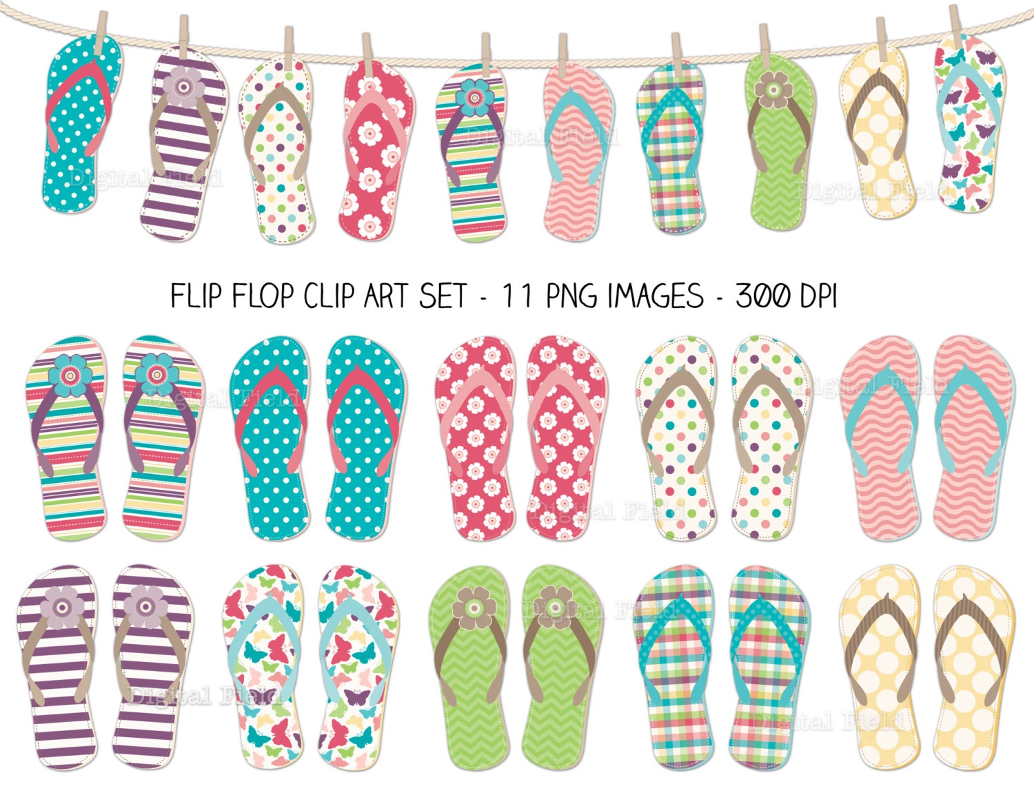 Free Printable Flip Flop Pattern Free Printable