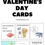 105 Funny Valentine's Day Printables To Surprise Your Sweetheart   Free Funny Printable Cards