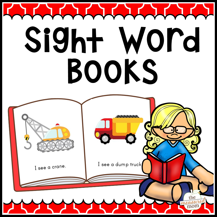 108 Sight Word Books - The Measured Mom - Free Printable Sight Word Books
