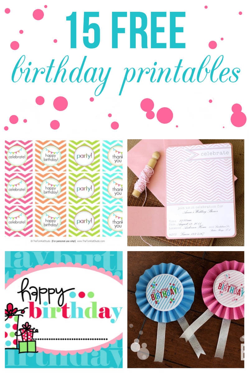 15 Free Birthday Printables - I Heart Nap Time - Free Printable Thank You Tags For Birthdays