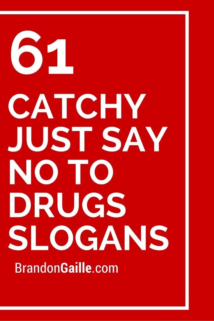 151 Catchy Just Say No To Drugs Slogans | School Counseling Ideas - Free Printable Drug Free Pledge Cards