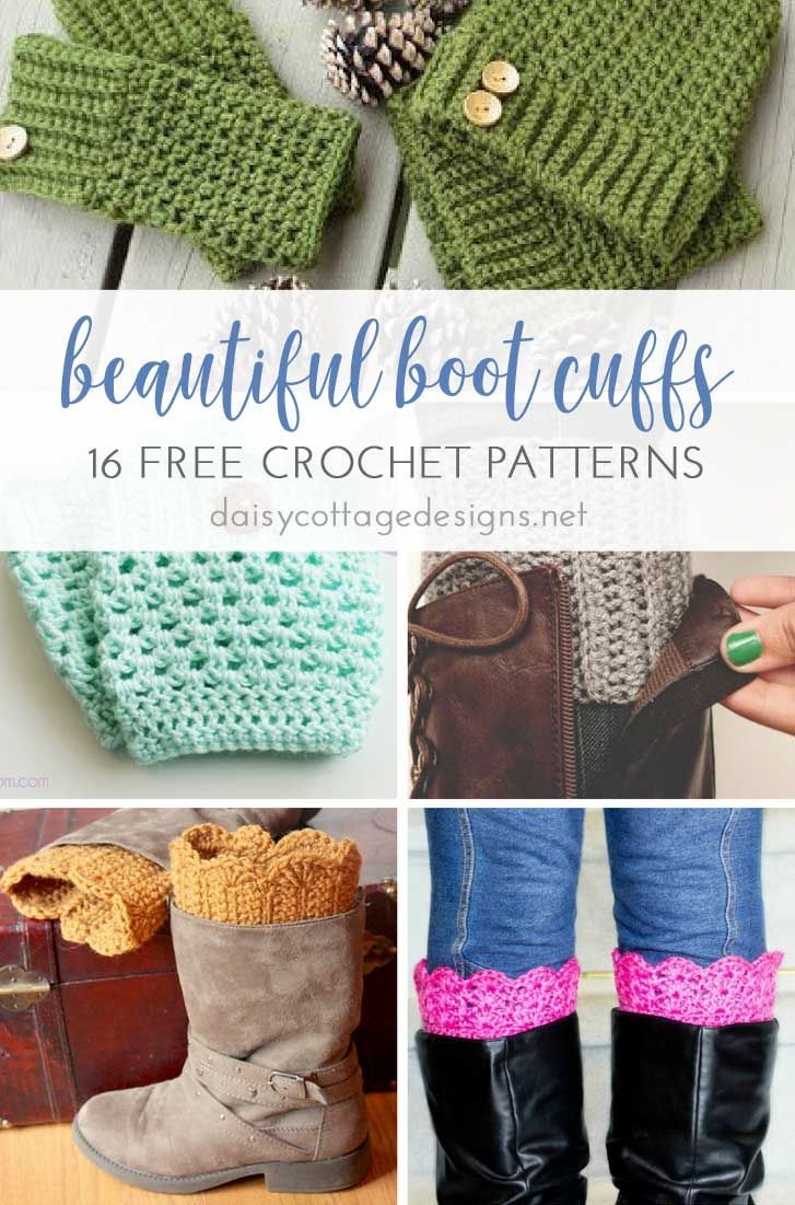 16 Free Boot Cuff Crochet Patterns | Best Of Daisy Cottage Designs - Free Printable Crochet Patterns For Boot Cuffs