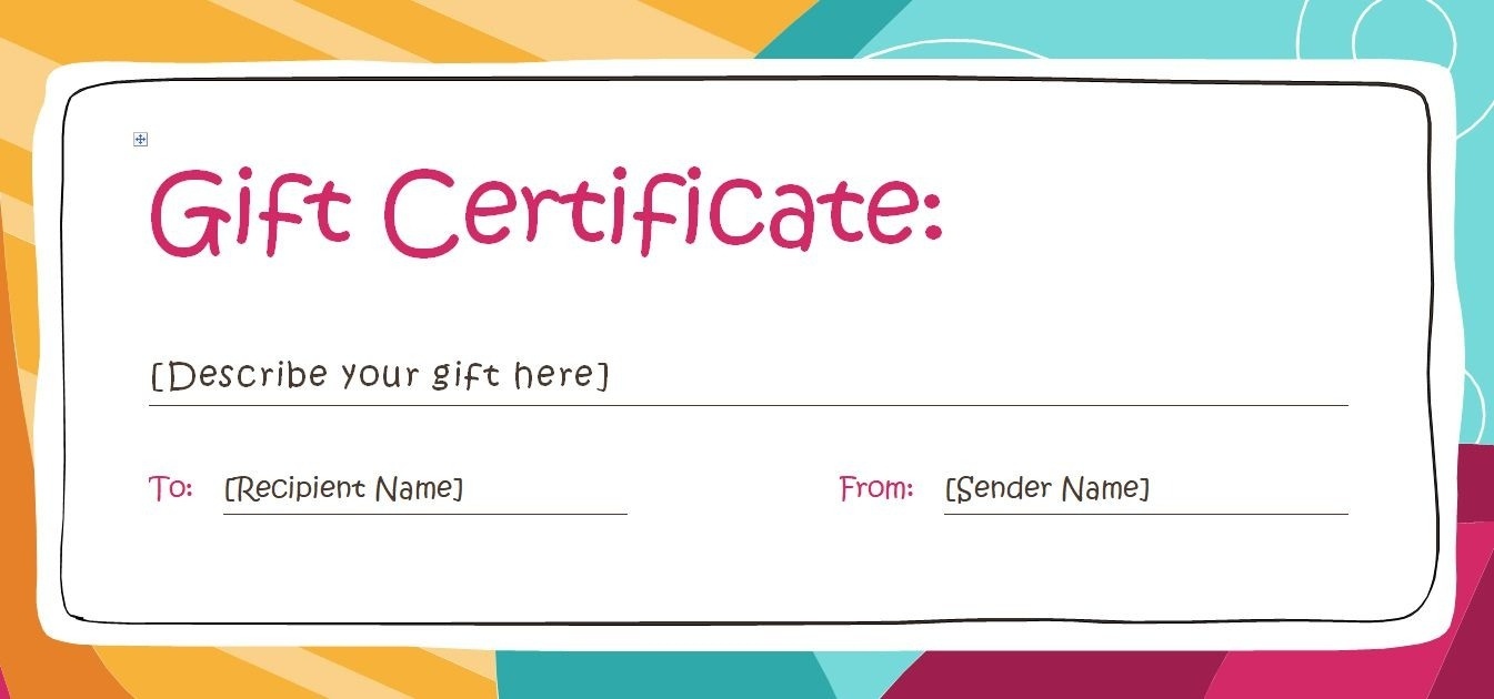 173 Free Gift Certificate Templates You Can Customize In Printable - Free Printable Gift Certificates