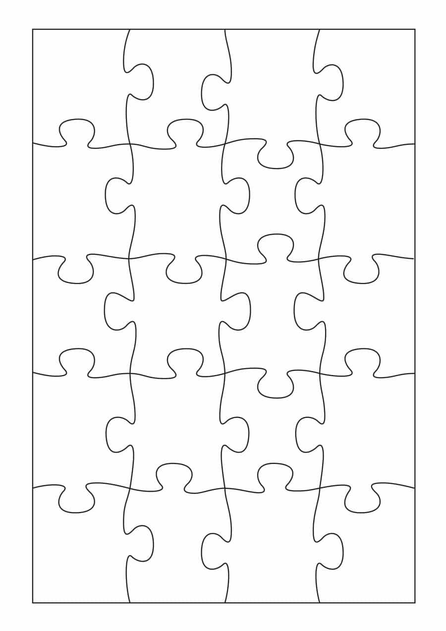 19 Printable Puzzle Piece Templates ᐅ Template Lab - Free Printable Blank Puzzle Pieces
