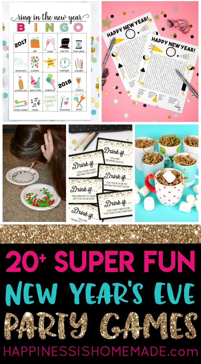 20+ Fun New Year&amp;#039;s Eve Games - Happiness Is Homemade - Free Printable Recovery Games