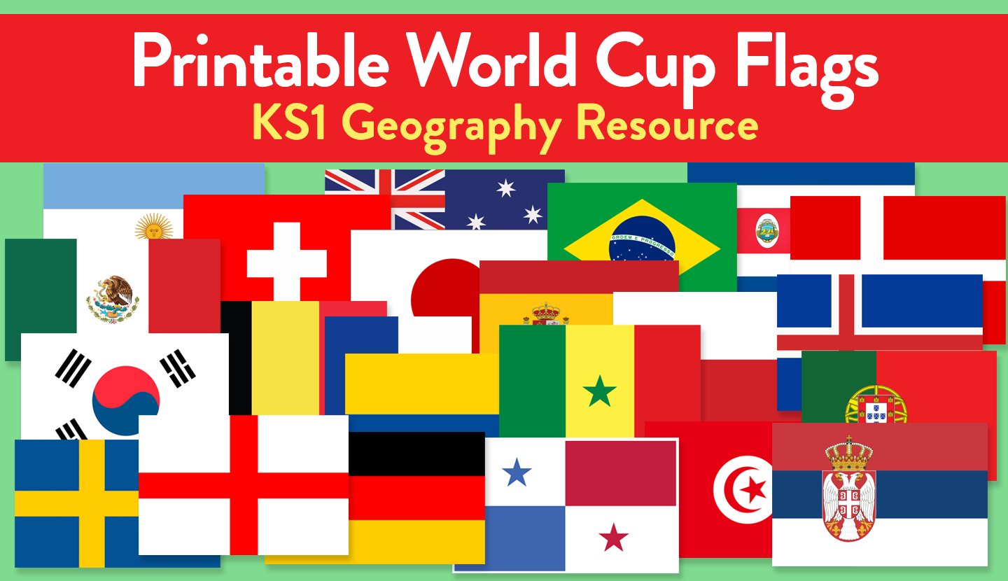2018 World Cup Printable Flags For All 32 Countries | Teachwire - Free Printable Flags From Around The World