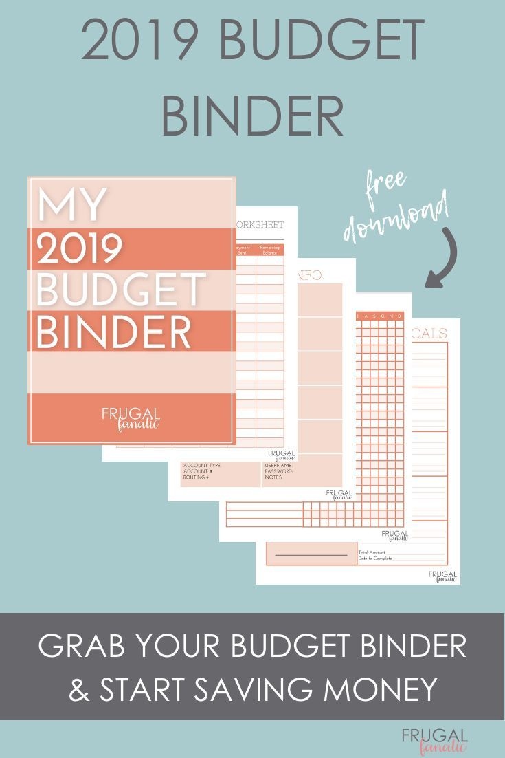 2019 Budget Binder Worksheets - Free Download | &amp;gt;&amp;gt;Frugal Living - Free Printable Budget Binder Worksheets