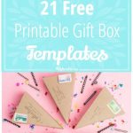 21 Free Printable Gift Box Templates | ** Free Printables ** | Diy   Gift Box Templates Free Printable