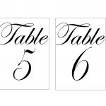 28 Elegant Printable Table Numbers | Kittybabylove   Free Printable Table Numbers