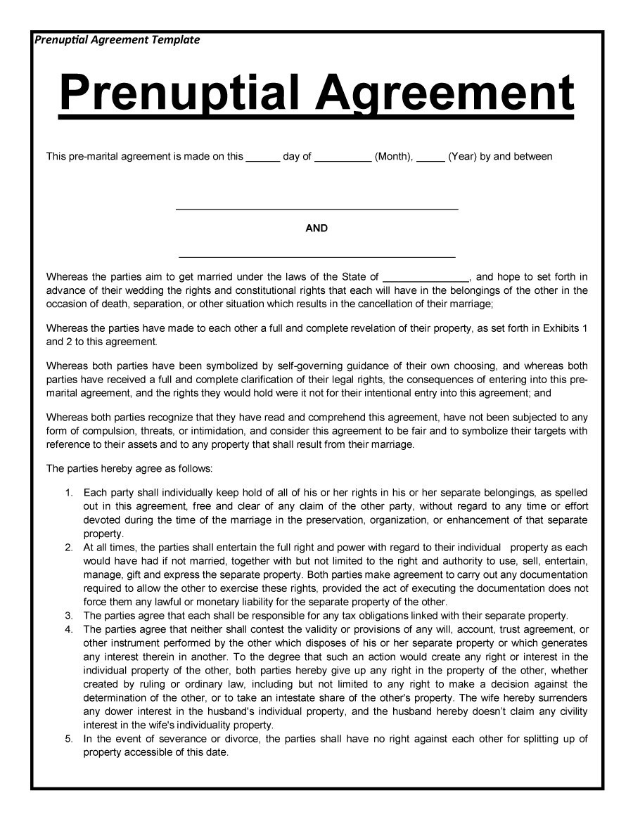 free-printable-prenuptial-agreement-form-free-printable