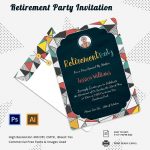 30+ Retirement Invitation Templates   Psd, Ai, Word | Free & Premium   Free Printable Retirement Party Invitations