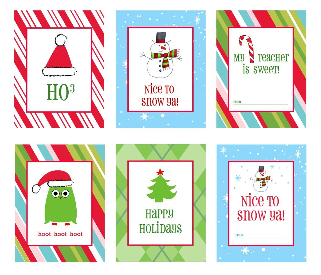 39 Sets Of Free Printable Christmas Gift Tags - Free Printable Christmas Labels