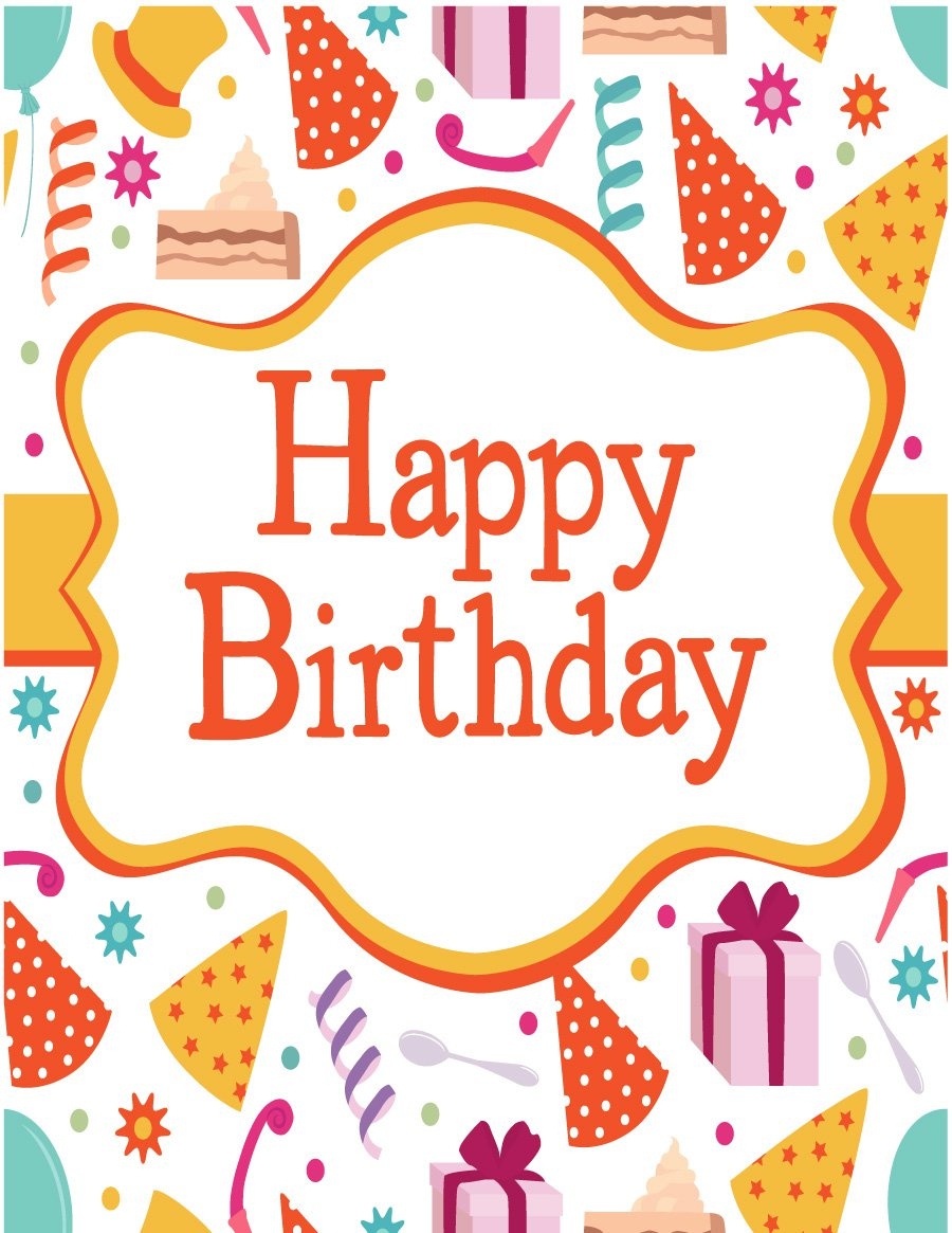 40+ Free Birthday Card Templates ᐅ Template Lab - Free Printable Bday Cards