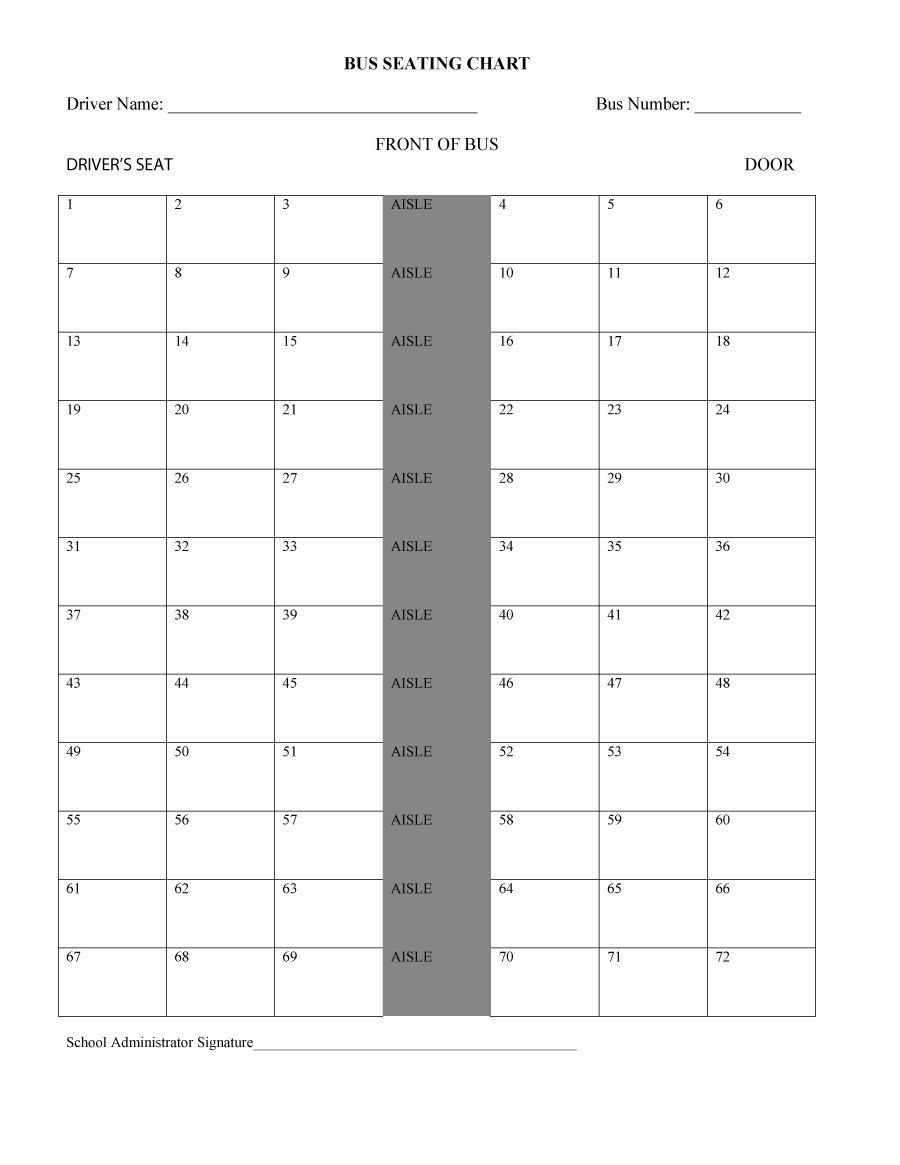 40+ Great Seating Chart Templates (Wedding, Classroom + More) - Free Printable Wedding Seating Chart Template