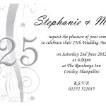 40Th Wedding Anniversary Invitations Anniversary Invitations Online   Free Printable 40Th Anniversary Invitations