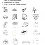 49 Free Esl Healthy Food Worksheets   Free Printable Health Worksheets For Middle School