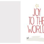 6 Best Images Of Free Printable Christmas Card Templates   Free Printable Christmas Card Templates