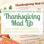 A Free Thanksgiving Mad Lib Printable   Small Stuff Counts   Free Printable Thanksgiving Mad Libs