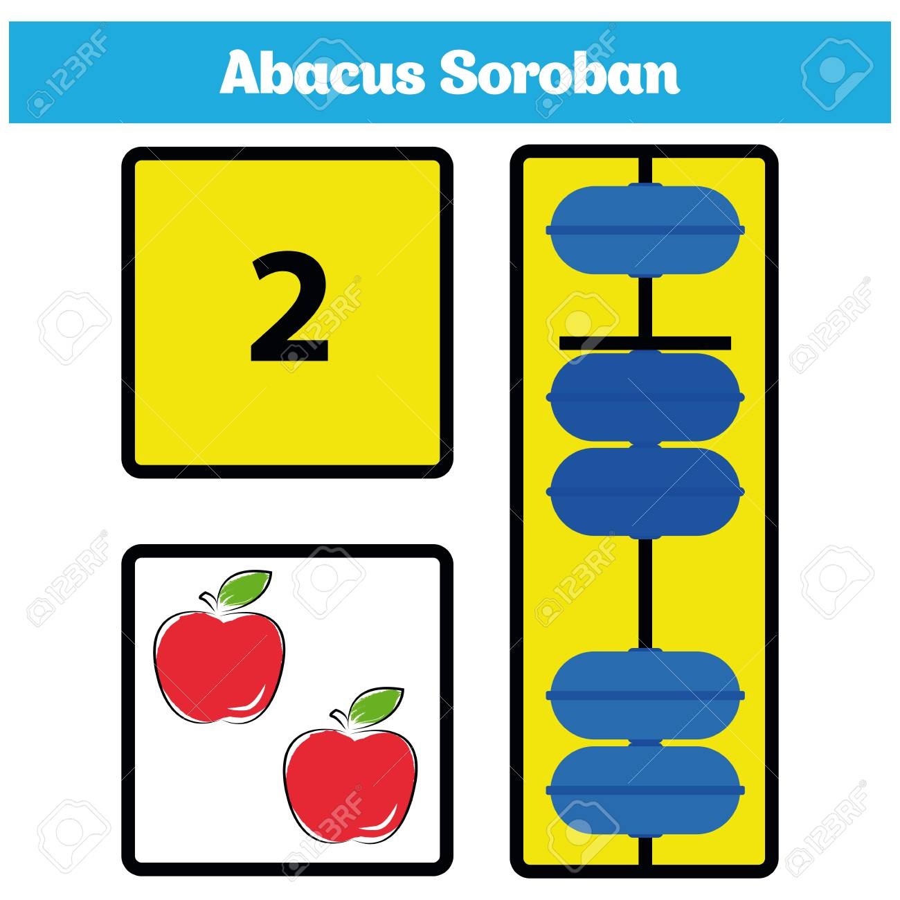 Abacus Soroban Kids Learn Numbers With Abacus, Math Worksheet - Free Printable Abacus Worksheets