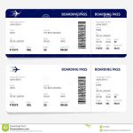 Airline Ticket Template Free Sample Customer Service Resume   Free Printable Boarding Pass