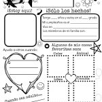 All About Me {Free Spanish Printable} | Discovering The World   All About Me Free Printable