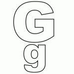 Alphabet Letter G Coloring Page   A Free English Coloring Printable   Free Printable Letter G Coloring Pages