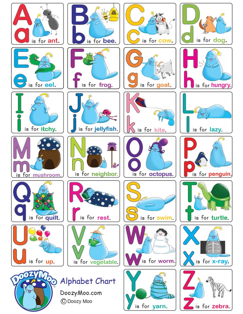 Alphabet Worksheets (Free Printables) - Doozy Moo - Free Printable Alphabet Letters