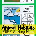 Animal Habitats Sorting Mats | Free Printables | Animal Habitats   Free Printable Worksheets Animal Habitats