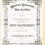 Antique Certificate Of Marriage Printable Via Knickoftime   Free Printable Wedding Certificates