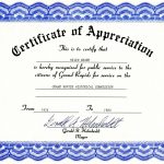Appreciation Certificate Templates Free Download   Sports Certificate Templates Free Printable