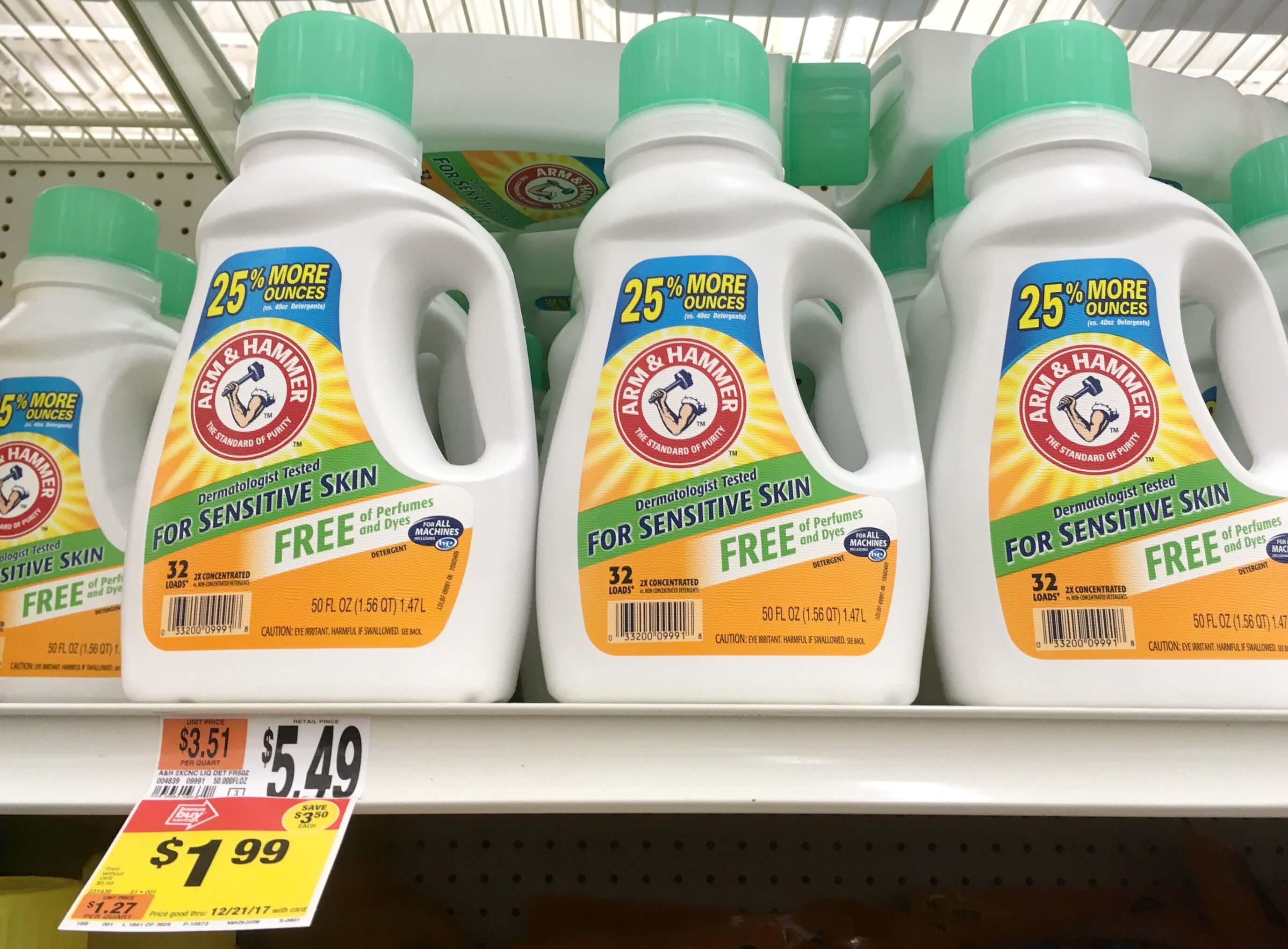 Arm &amp;amp; Hammer Laundry Detergents As Low As $0.54 At Stop &amp;amp; Shop - Free Printable Arm And Hammer Coupons