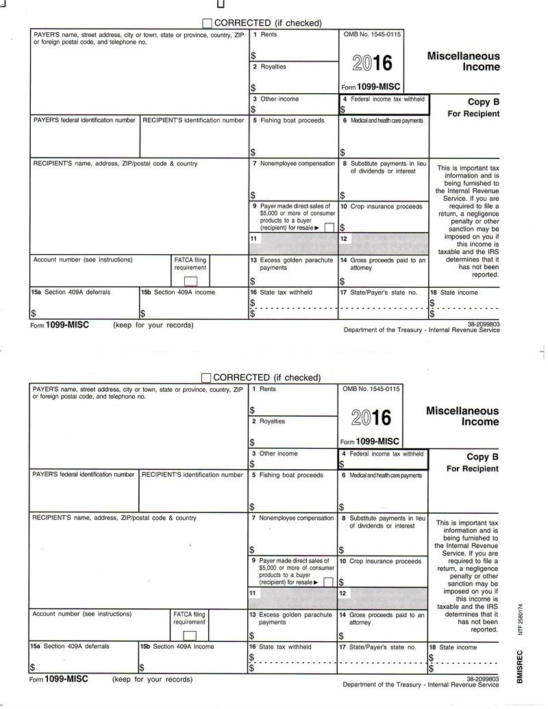 Armouredvehicleslatinamerica : These 1099 Misc Other Income Payments - Free Printable 1099 Misc Forms