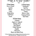 Baby Boy Shower Magnificent Free Printable Coed Baby Shower Games   Free Printable What's In Your Purse Game