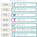 Back To School Routine Free Printable   You Are More Blog   Free Printable Bedtime Routine Chart