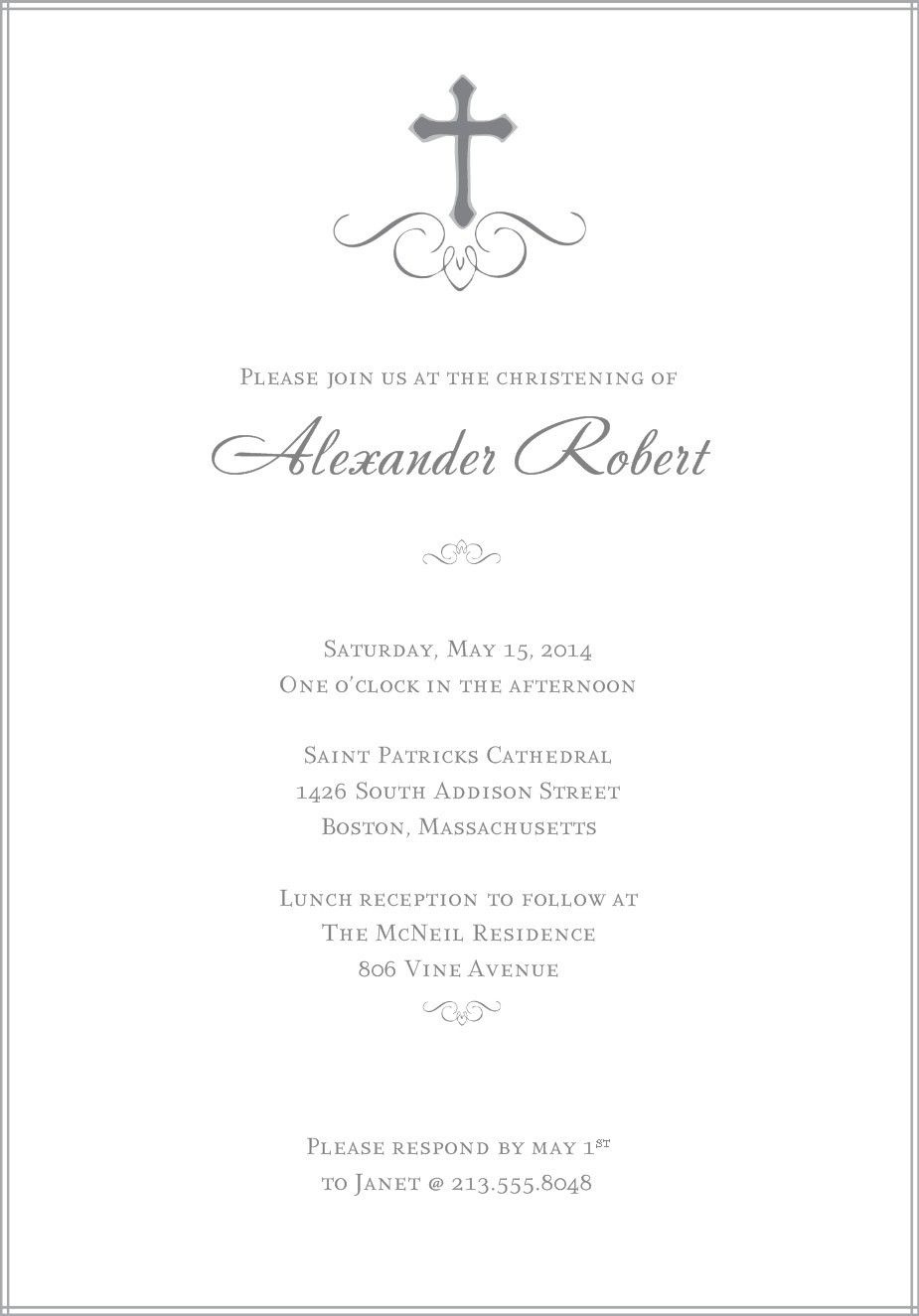 Baptism Invitations Templates Free Download | Daughter &amp;amp; Son - Free Printable Personalized Baptism Invitations