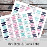 Bible Tabs Blank Tabs 66 Books Of The Bible Planner | Etsy   Free Printable Books Of The Bible Tabs