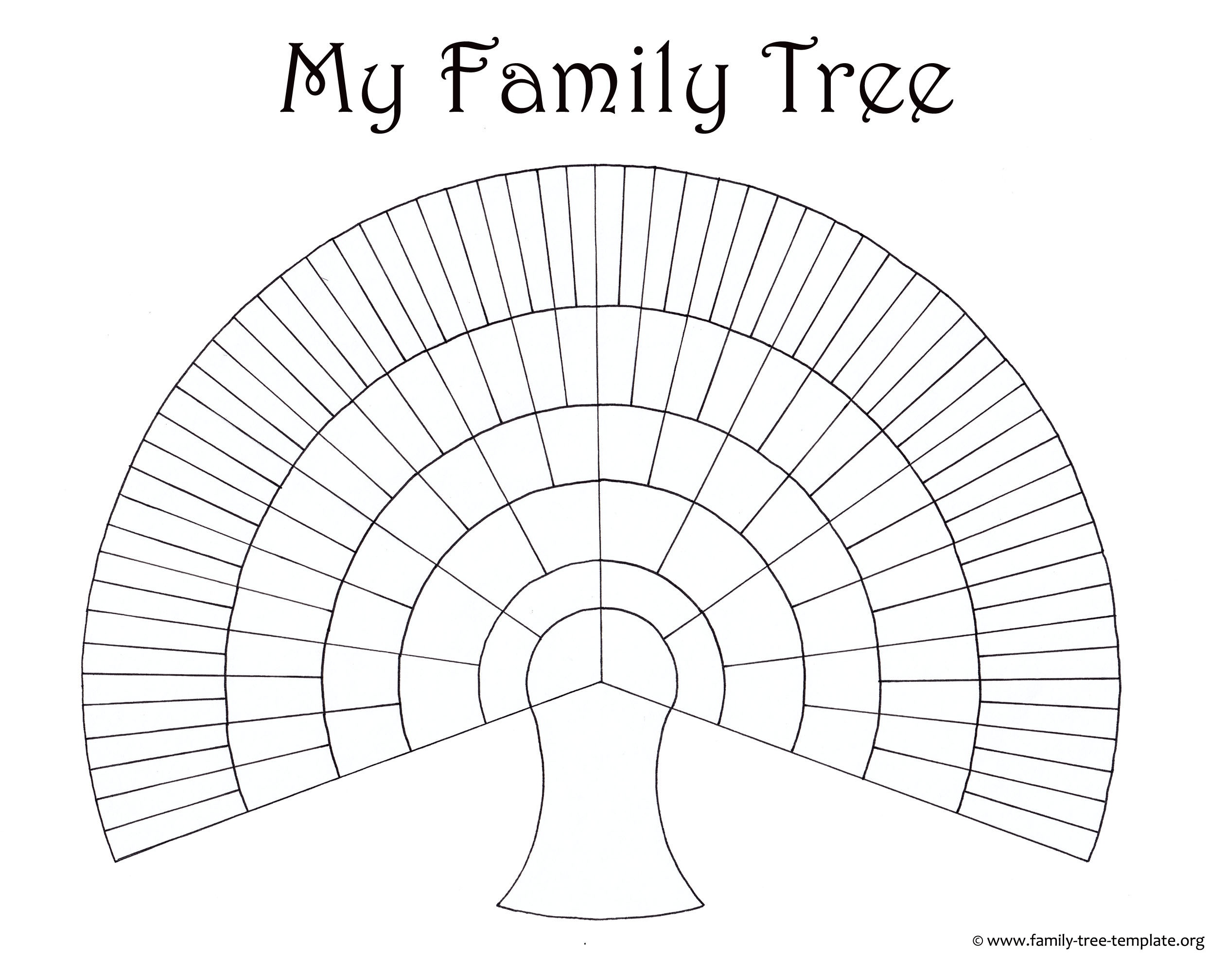 Printable Family Tree Charts