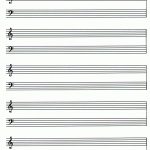 Blank Piano Sheet Music Printable | Free Guitar Lessons | To   Free Printable Blank Sheet Music
