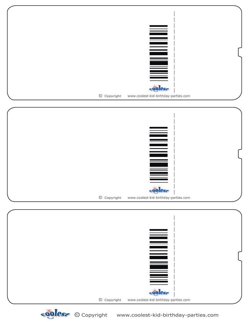 Blank Printable Airplane Boarding Pass Invitations Coolest Free - Free Printable Boarding Pass