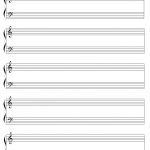 Blank Sheet Music Paper Grand Staff | Home Decor In 2019 | Blank   Free Printable Grand Staff Paper