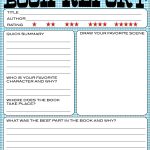 Bnute Productions: Free Printable Kids Book Report Worksheet   Free Printable Books For 5Th Graders