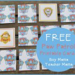 Boy Mama: Free Paw Patrol Printable Cards   Boy Mama Teacher Mama   Free Printable Snap Cards