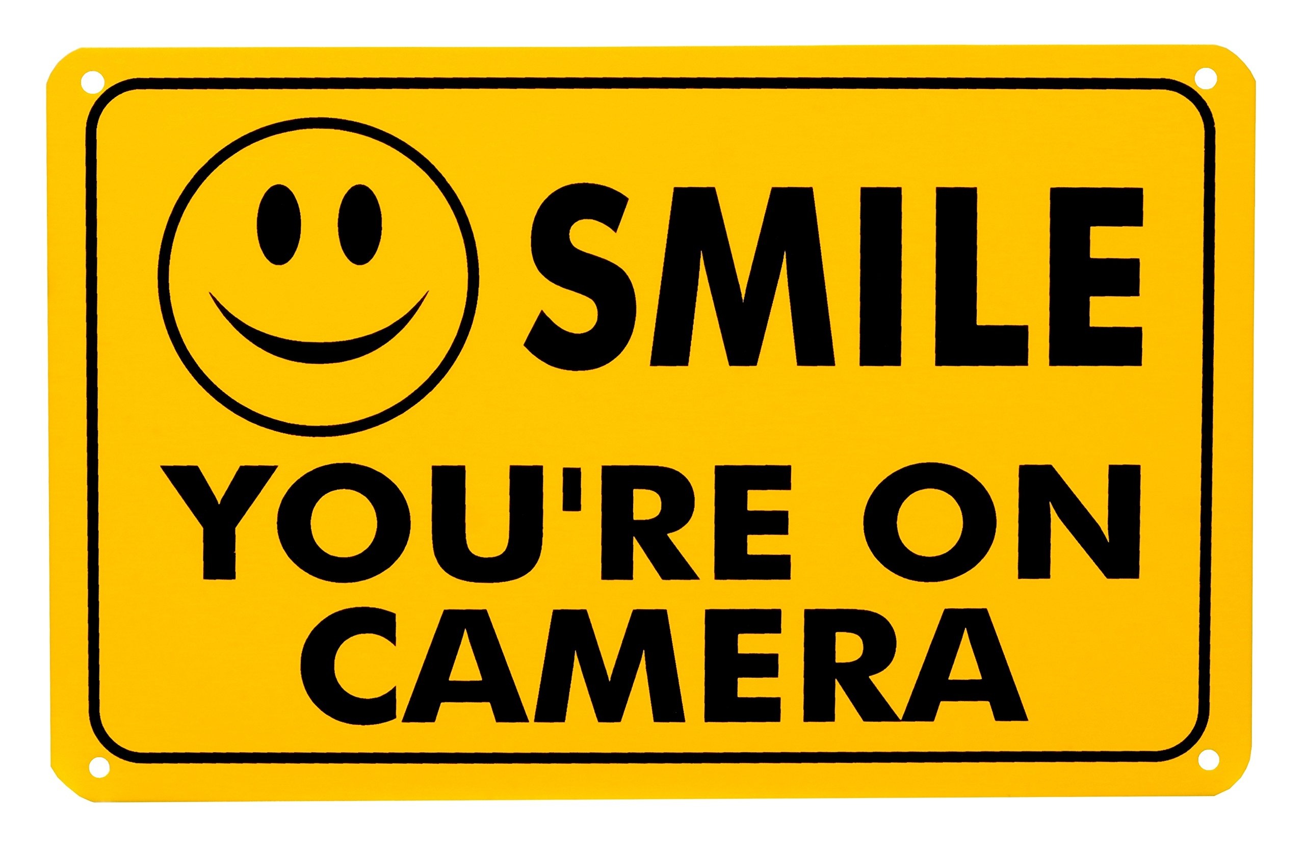 Buy Smile You&amp;#039;re On Camera Rust Free Outdoor Waterproof Fade - Free Printable Smile Your On Camera